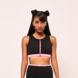 A Clean Win Active Sports Bra | Black
