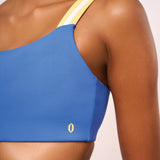 Strap-Up Statement Sports Bra | Blue