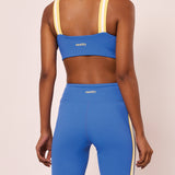 Strap-Up Statement Sports Bra | Blue