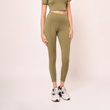 The Fresh Fit High Waist Leggings | Olive Green