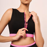 A Clean Win Active Sports Bra | Black