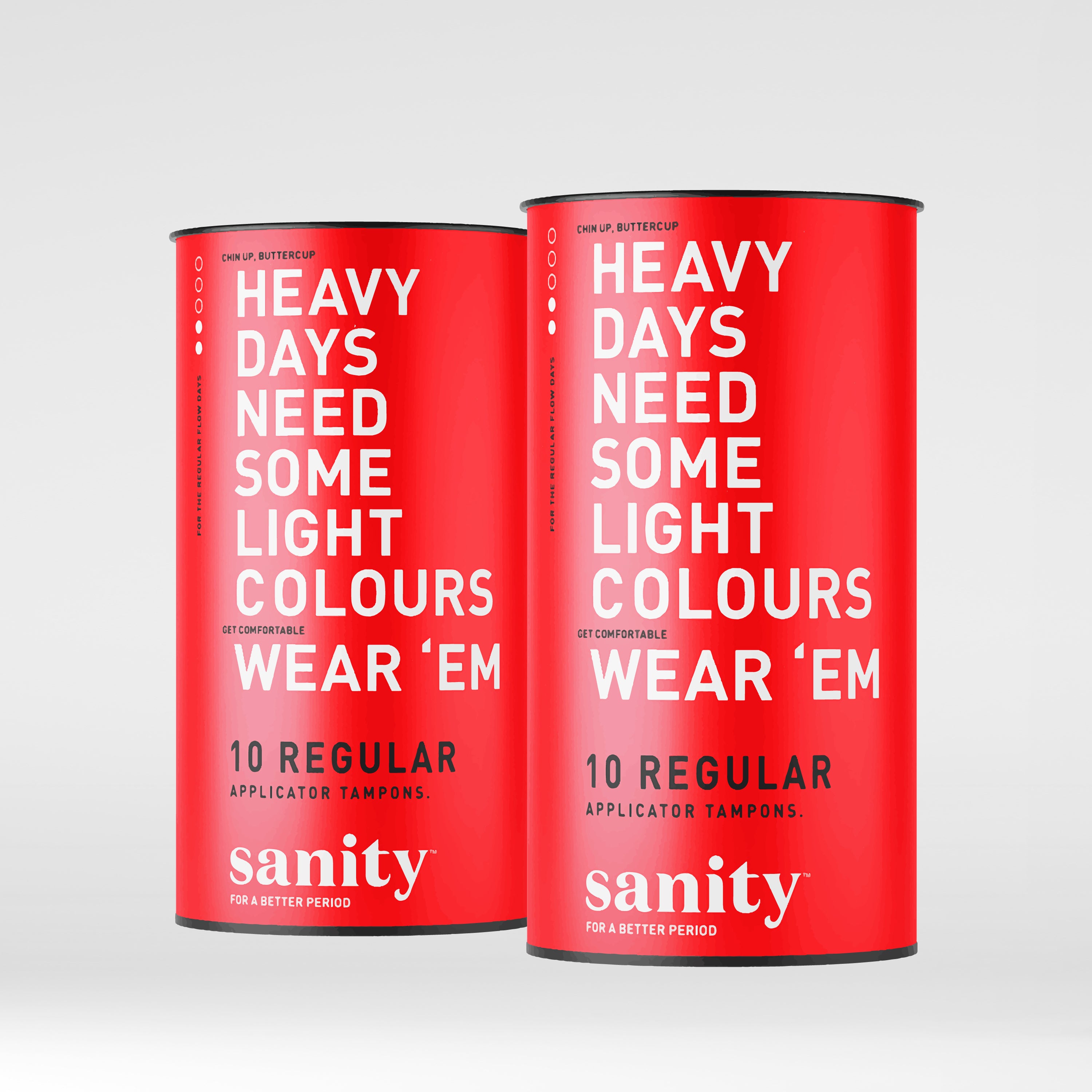 Combo Pack Of 20 Regular Tampons With Applicator By Sanity