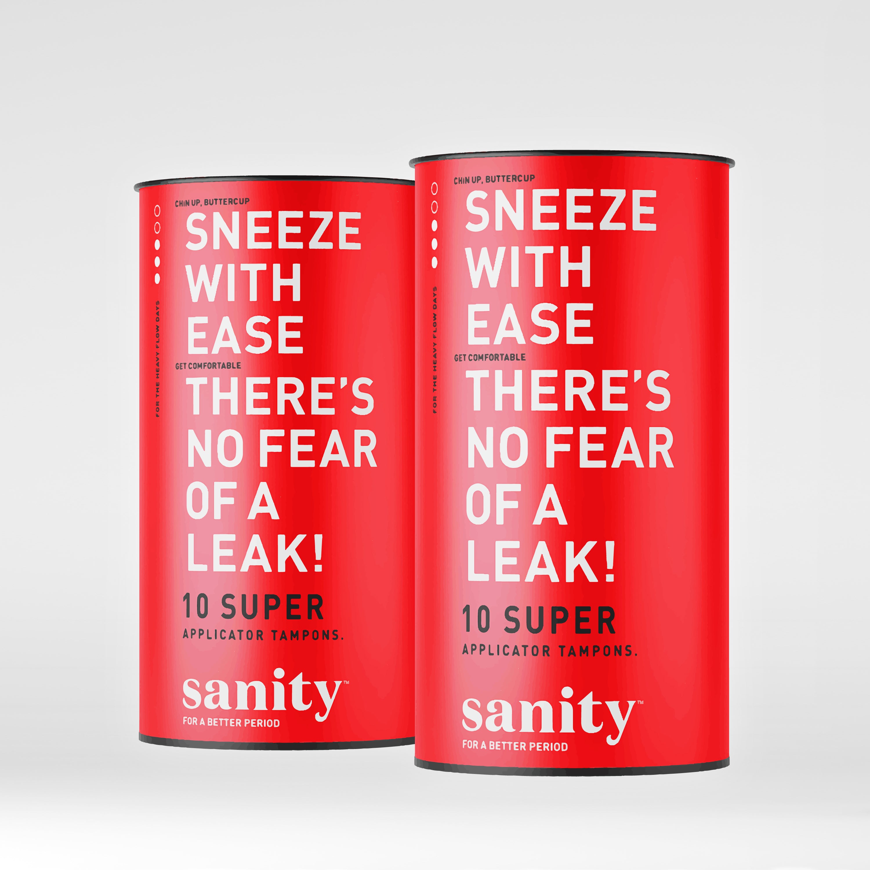 Combo Pack of 20 Super Applicator Tampons by Sanity