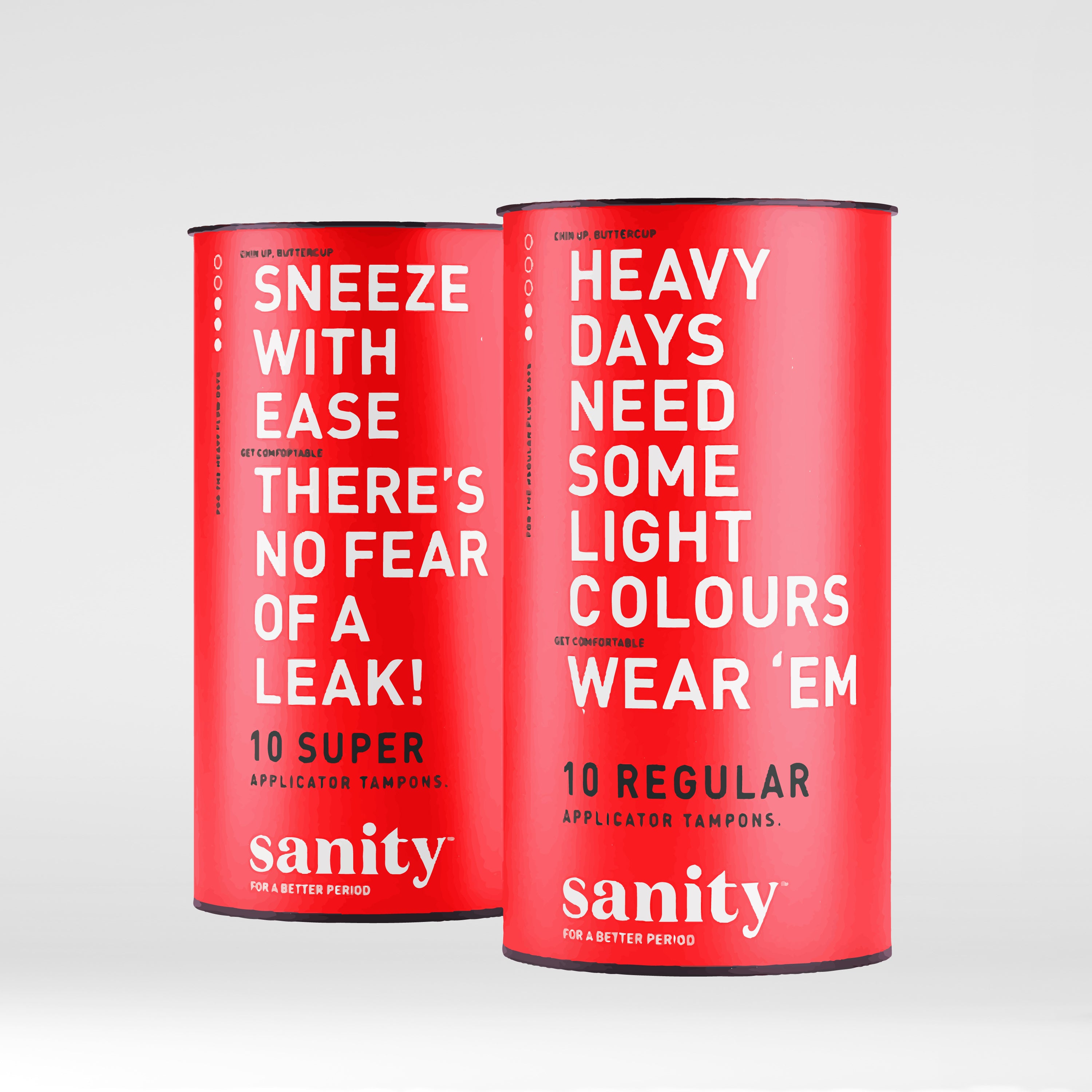 Sanity Tampons With Applicator - Combo pack of 20