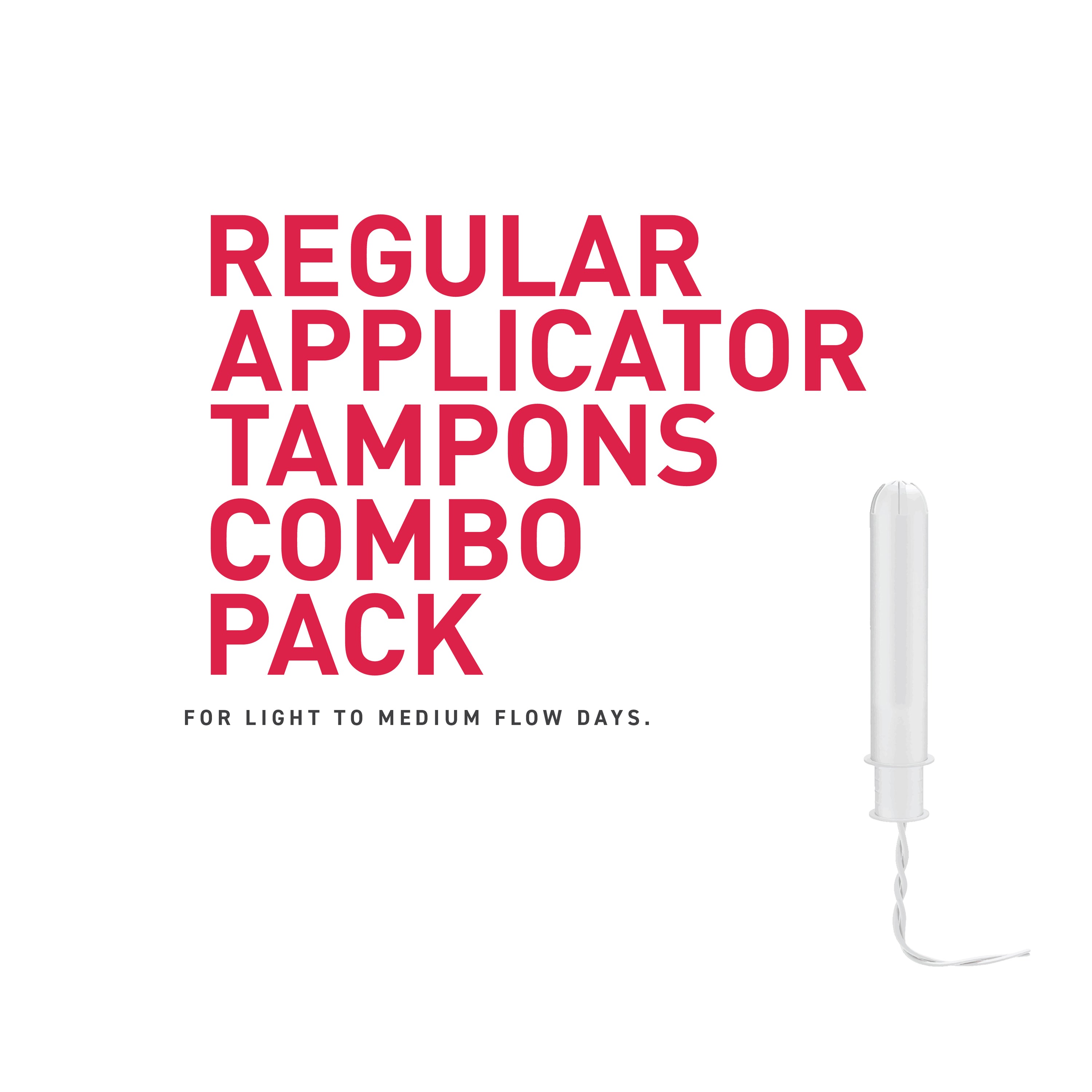 Tampons For Light to Medium Flow Days