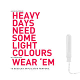 Regular Applicator Tampon Positive Period Motivational Quote By MySanity