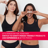 Super Mid Rise Hipster Period Underwear + Regular Applicator Tampons (Combo Pack)