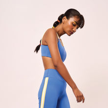 Load image into Gallery viewer, Strap-Up Statement Sports Bra | Blue