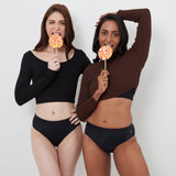 Super Mid Rise Hipster Period Underwear (Pack of 2)