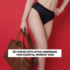 Get moving with active underwear, your essential workout gear