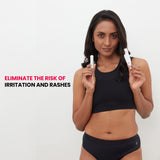 Super Mid Rise Hipster Period Underwear + Regular Applicator Tampons (Combo Pack)