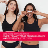 Super Mid Rise Hipster Period Underwear + Regular Applicator Tampons (Combo Pack)