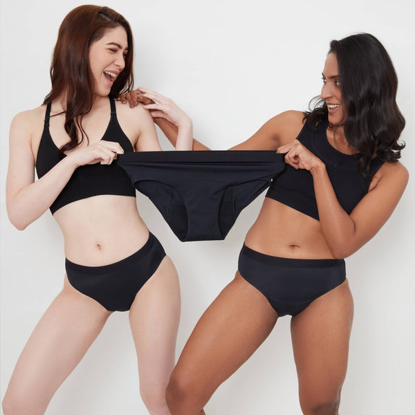 Super Mid Rise Hipster Period Underwear (Pack of 3)