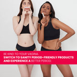 Super Mid Rise Hipster Period Underwear + Super Applicator Tampons (Combo Pack)