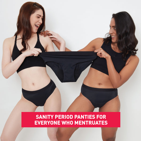 Stylish Savvy Reusable Sanitary Panties-Absorbent, Leakproof
