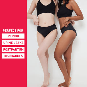 These menstrual panties are perfect for period, urine and postpartum leaks and discharges